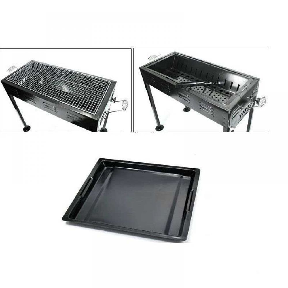 1 Rectangle BBQ Grill Outdoor Portable Folding Barbecue Grill in